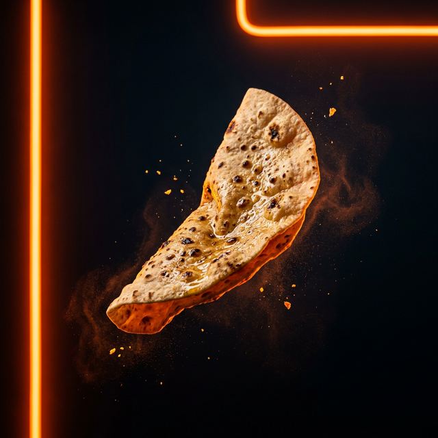 Finished artisanal chapatis